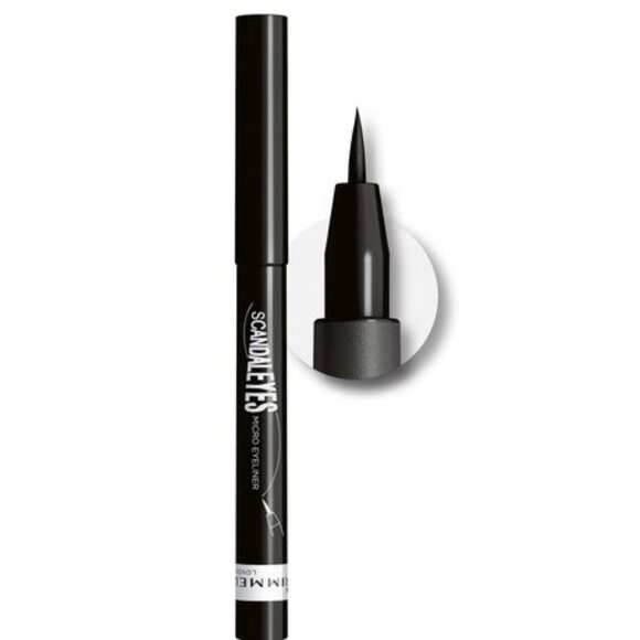 Rimmel London 001 Black Scandal'Eyes Micro Eyeliner 0.037 Fl Oz 1.1 mL - Picture 2 of 4